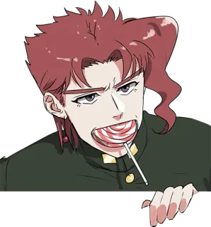 Noriaki Kakyouin (JJBA) @keiriststicks telegram stickers