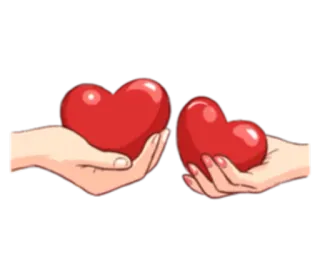 💑 corazón, amor, manos, dar telegram sticker
