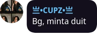 🤔 Bg, minta duit telegram sticker