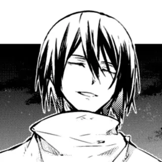 🌟 Odasaku Bungou Stray Dogs アニメ, マンガ, キャラクター, 織田作, 文豪ストレイドッグス telegram sticker