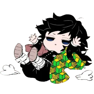 🙄 Giyu Tomioka Demon Slayer Anime, Thanh Gươm Diệt Quỷ, Giyuu Tomioka, Chibi, Manga, Buồn ngủ telegram sticker