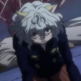 🧊 Neferpitou Hunter x Hunter anime, manga, antagonist, chimera ant, hunter x hunter telegram sticker
