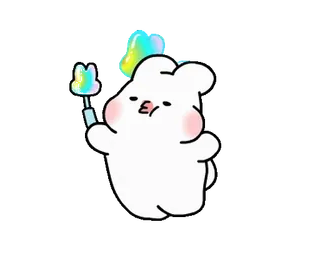 🚶♀ cartoon, cute, animal, kawaii, sticker telegram sticker