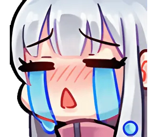 💔 动漫, 漫画, 哭, 悲伤, 可爱, 眼泪 telegram sticker
