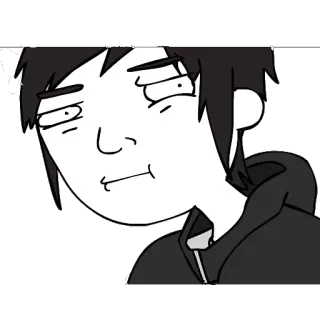 👀 Desenho animado, Pessoa, Expressão, Meme, Engraçado, Personagem telegram sticker