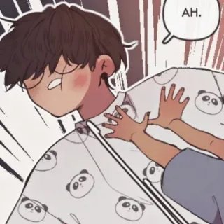 💗 AH. 만화, 팬더, 캐릭터, 귀여운 telegram sticker