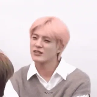 🤨 아핫~ㅎ K-pop, Réaction, Mème, Tête drôle, Asiatique, Humour telegram sticker