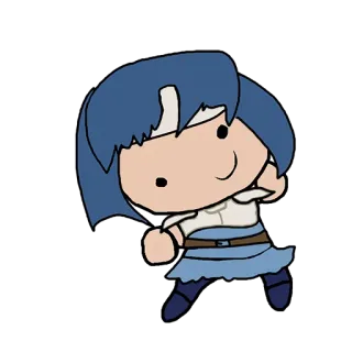 😊 Anime, Cartoon, Meisje, Schattig, Kawaii telegram sticker