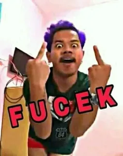 🖕 FUCEK jari tengah, menyinggung, gestur, pria telegram sticker
