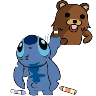 Stitch Scrive Cose (Sport Edition) telegram stickers