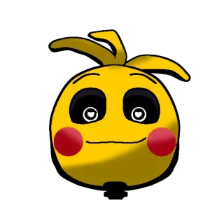 ☺️ Chica Five Nights at Freddy's Chica, FNAF, Five Nights at Freddy's, Video Game, Cartoon Character, Animatronic telegram sticker