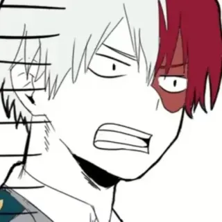 ❄️ Shoto Todoroki My Hero Academia Anime, Manga, Shoto Todoroki, My Hero Academia telegram sticker