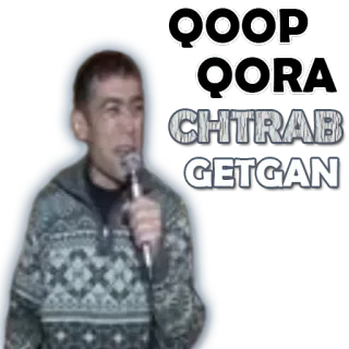 🌚 QOOP QORA CHTRAB GETGAN whatsapp sticker