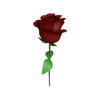 🌹 flor, rosa, rojo, san valentín, amor telegram sticker