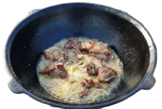 🍳 jedzenie, gotowanie, kocioł, mięso, danie, posiłek, kuchnia telegram sticker