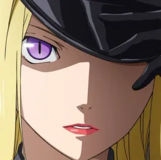 💈 Anime, Vrouw, Blond, Hoed, Portret whatsapp sticker
