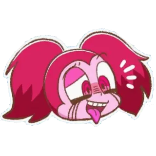 🥴 Spinel Steven Universe Kartun, Karakter, Merah Muda, Spinel, Steven Universe, Stiker whatsapp sticker