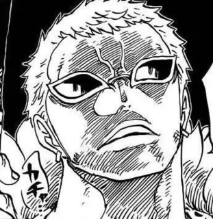 🦩 Donquixote Doflamingo One Piece อนิเมะ, มังงะ, ตัวร้าย, โดฟลามิงโก้, วันพีซ telegram sticker