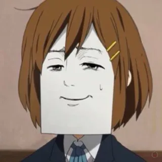 😏 Anime, Ragazza, Divertente, Meme, Cartone animato, Faccia whatsapp sticker