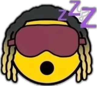 😴 ZZZ sleep, zzz, tired, emoji, cartoon telegram sticker