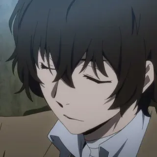 🍩 Dazai Osamu Bungou Stray Dogs Anime, Dazai, Bungou Stray Dogs, BSD, Karakter telegram sticker
