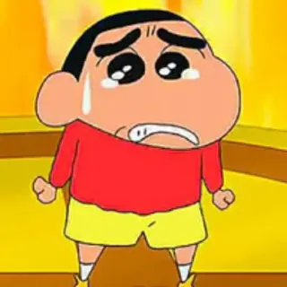 😭 Shin-chan Crayon Shin-chan Anime, Manga, Dessin animé, Shin-chan, Pleurs, Triste, Émotionnel whatsapp sticker