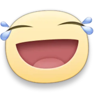 😂 Emoji, Lachen, Tranen, Blij, Vreugde, Grappig, Smiley whatsapp sticker