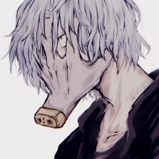 🤨 Shigaraki Tomura My Hero Academia Anime, Manga, Bösewicht, My Hero Academia, Shigaraki Tomura whatsapp sticker