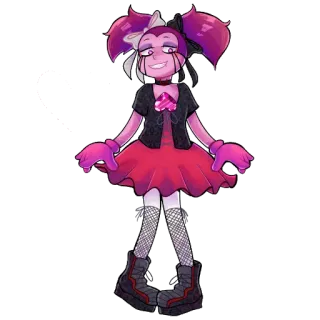 👧 Spinel Steven Universe kartun, merah muda, karakter, fanart whatsapp sticker