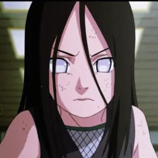 😠 Hanabi Hyuga Naruto アニメ, マンガ, ナルト, 日向ハナビ, 白眼, 忍者, キャラクター telegram sticker