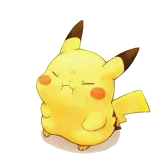 😤 Pikachu pokemon, pikachu, cute, cartoon telegram sticker