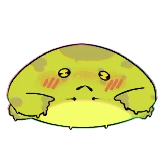 😳 süß, kawaii, Cartoon, digitale Kunst, erröten telegram sticker
