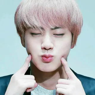 😊 Jin Jin, BTS, K-pop, cantante, idol, pop coreano telegram sticker