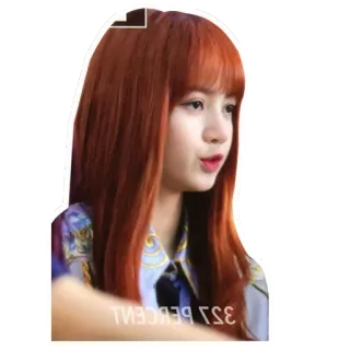 Lisa BLACKPINK By @susuimut telegram stickers