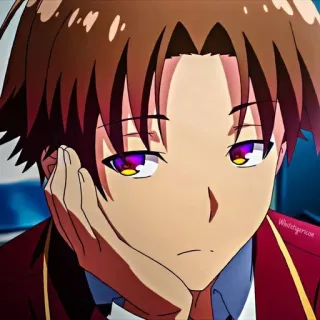 🌟 Anime, Manga, Portrait, Personnage, Uniforme scolaire whatsapp sticker