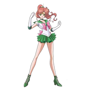 😎 Sailor Jupiter Sailor Moon セーラームーン, アニメ, 漫画, 魔法少女, セーラージュピター, カートゥーン, キャラクター telegram sticker