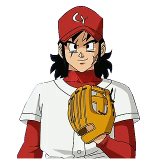 ⚾️ baseball, anime, olahraga, karakter, seragam, topi baseball whatsapp sticker