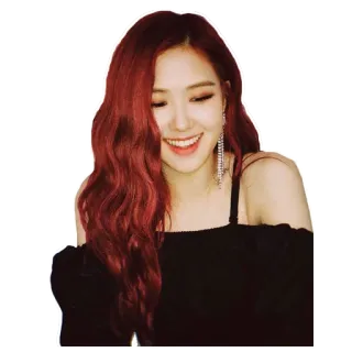 😄 Rosé penyanyi, kpop, blackpink, rose, idola telegram sticker
