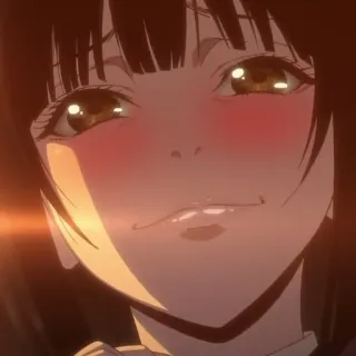 🥀 Yumeko Jabami Kakegurui anime, garota, rosto, Kakegurui, Yumeko Jabami, jogo telegram sticker