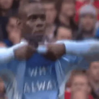 😕 Mario Balotelli Manchester City WHY ALWAYS ME? telegram sticker