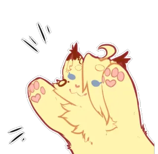 🎉 dog, animal, cute, sticker, cartoon telegram sticker