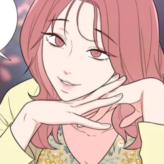 😩 femme, animé, fille, souriant, mignon whatsapp sticker