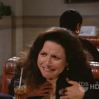 😐 Elaine Benes Seinfeld serie tv, comedia, elaine, seinfeld, mujer, personaje telegram sticker