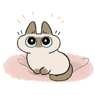 😄 cat, kitten, cute, animal, domestic animal telegram sticker
