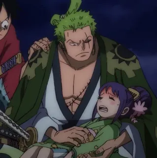 🐉 Zoro One Piece Аниме, Ван Пис, Зоро, Ророноа Зоро, Персонаж, Аниме персонаж telegram sticker