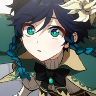😦 Venti Genshin Impact anime, game, anak laki-laki, venti, genshin, impact whatsapp sticker