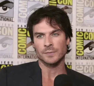@iansomrhalder 's mood🖤 telegram stickers