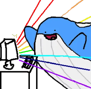 Wailord telegram stickers