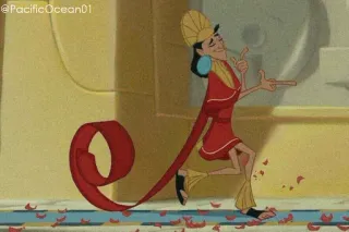 💃 Kuzco The Emperor's New Groove Kuzco, Disney, Kuzco, l'empereur mégalo, Dessin animé, Personnage, Drôle, Film whatsapp sticker