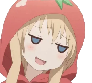 🙂 Anime, Mignon, Drôle, Mème, Fraise, Fille whatsapp sticker